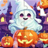 jigsaw puzzle halloween cute ghost