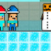 noob vs pro snowman