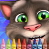 4gameground talking tom coloring