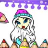 easy bratz coloring