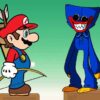 mario vs huggy wuggy