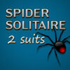 spider solitaire 2 suits